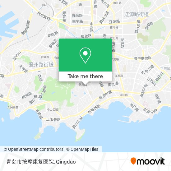 青岛市按摩康复医院 map