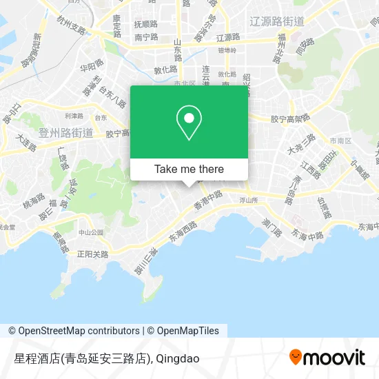 星程酒店(青岛延安三路店) map