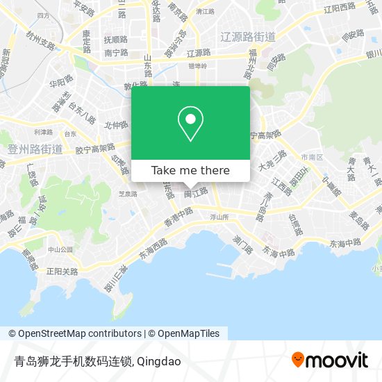 青岛狮龙手机数码连锁 map