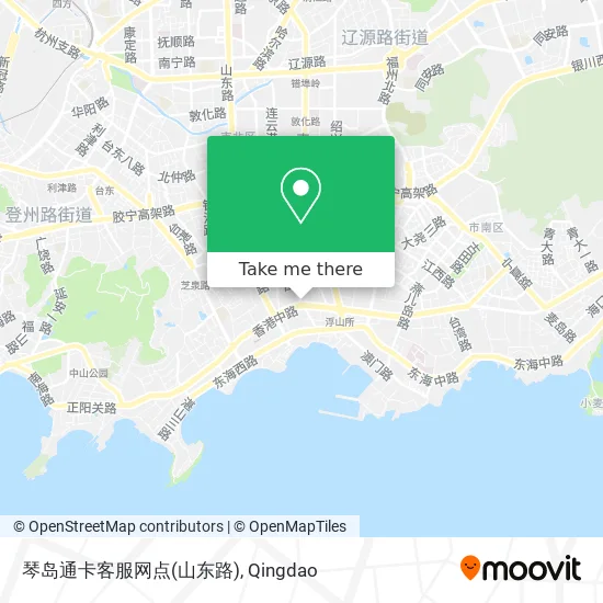 琴岛通卡客服网点(山东路) map