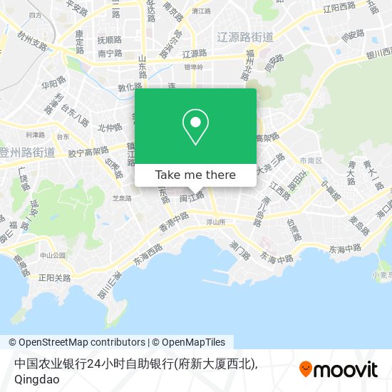 中国农业银行24小时自助银行(府新大厦西北) map