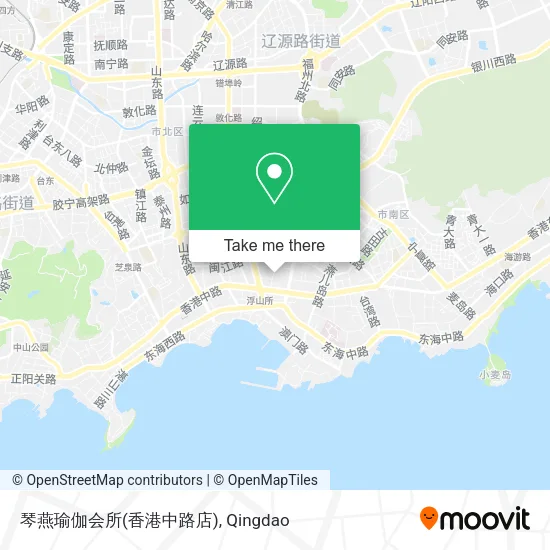 琴燕瑜伽会所(香港中路店) map