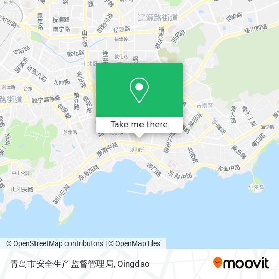 青岛市安全生产监督管理局 map