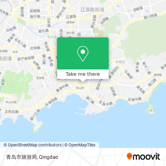 青岛市旅游局 map