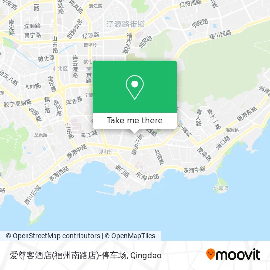 爱尊客酒店(福州南路店)-停车场 map
