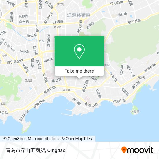 青岛市浮山工商所 map