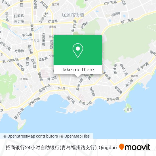 招商银行24小时自助银行(青岛福州路支行) map