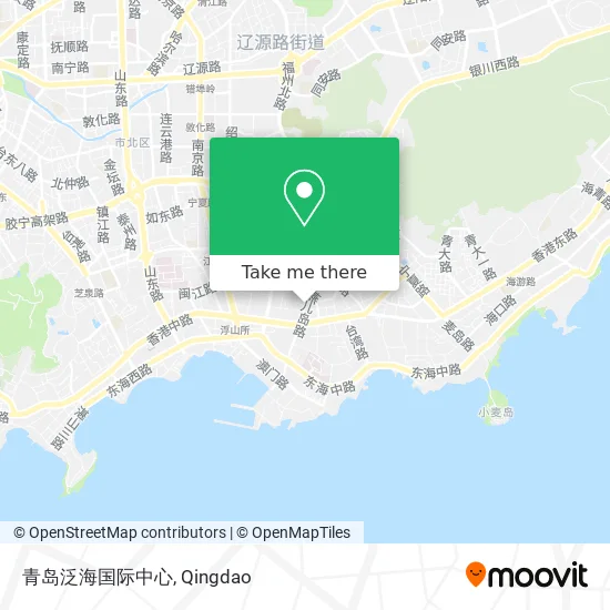 青岛泛海国际中心 map