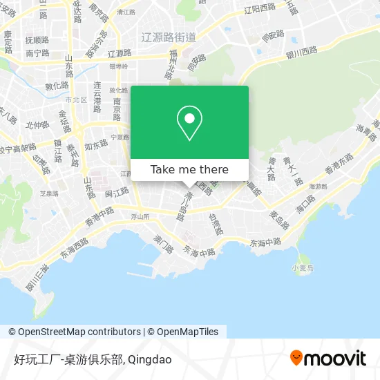 好玩工厂-桌游俱乐部 map