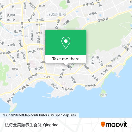 法诗曼美颜养生会所 map