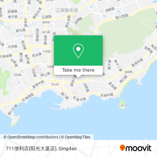 711便利店(阳光大厦店) map
