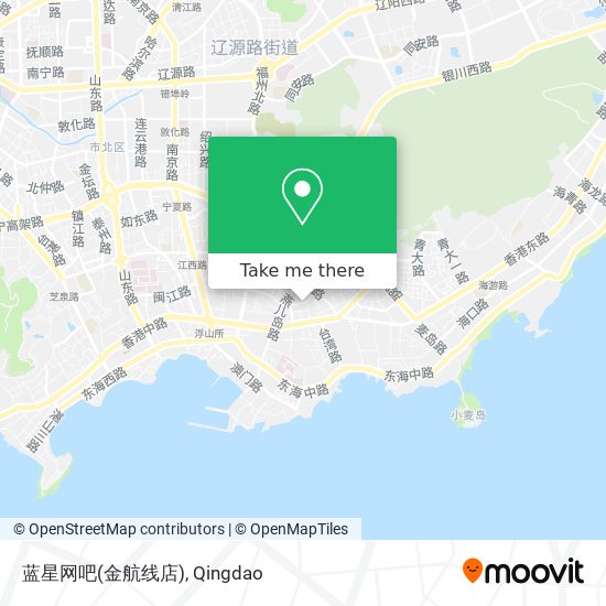 蓝星网吧(金航线店) map