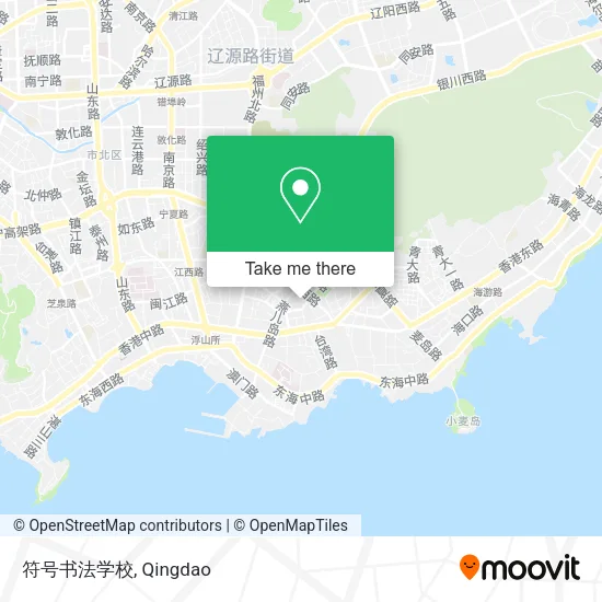 符号书法学校 map