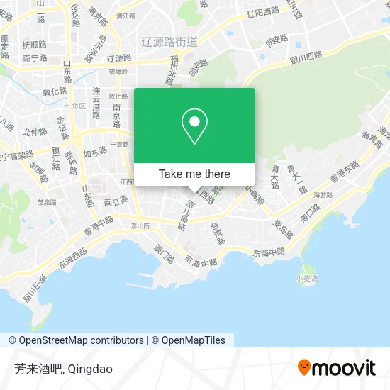 芳来酒吧 map