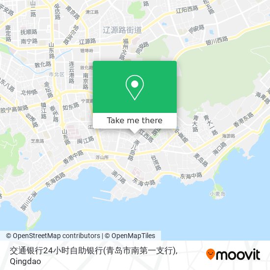 交通银行24小时自助银行(青岛市南第一支行) map