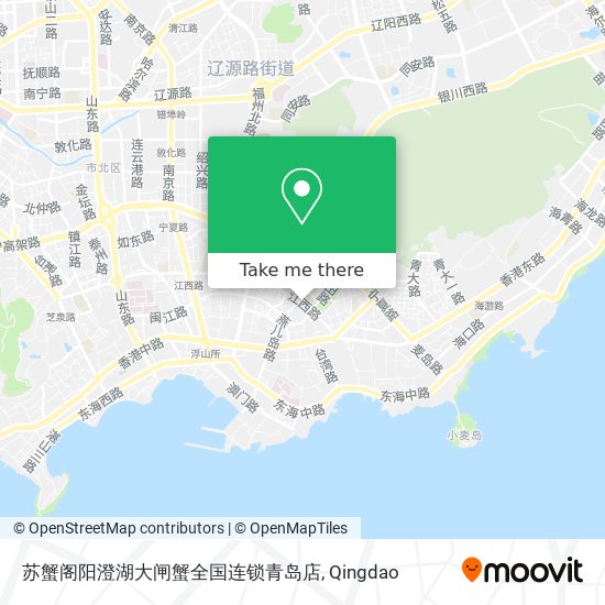 苏蟹阁阳澄湖大闸蟹全国连锁青岛店 map