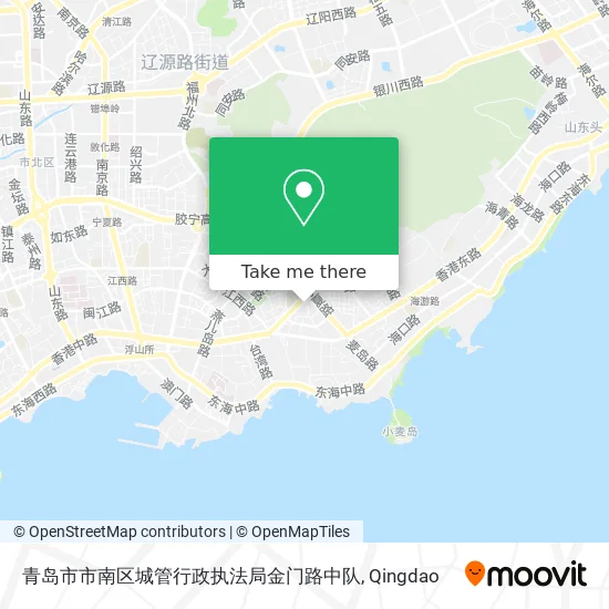 青岛市市南区城管行政执法局金门路中队 map