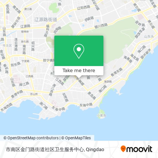 市南区金门路街道社区卫生服务中心 map