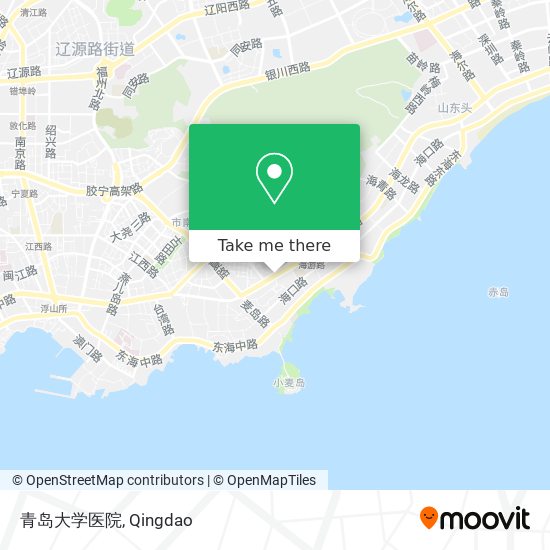 青岛大学医院 map