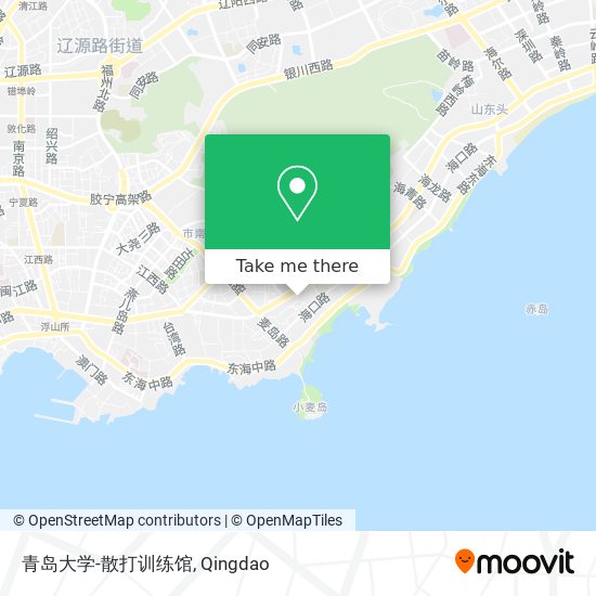青岛大学-散打训练馆 map