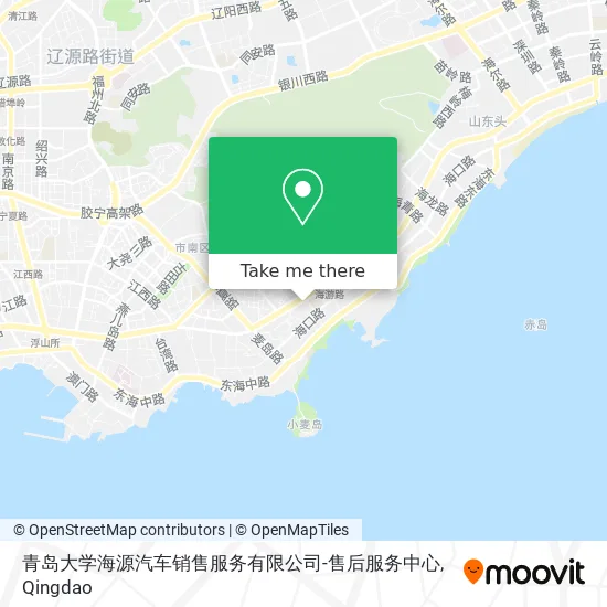 青岛大学海源汽车销售服务有限公司-售后服务中心 map