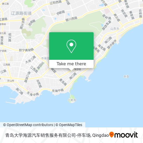 青岛大学海源汽车销售服务有限公司-停车场 map