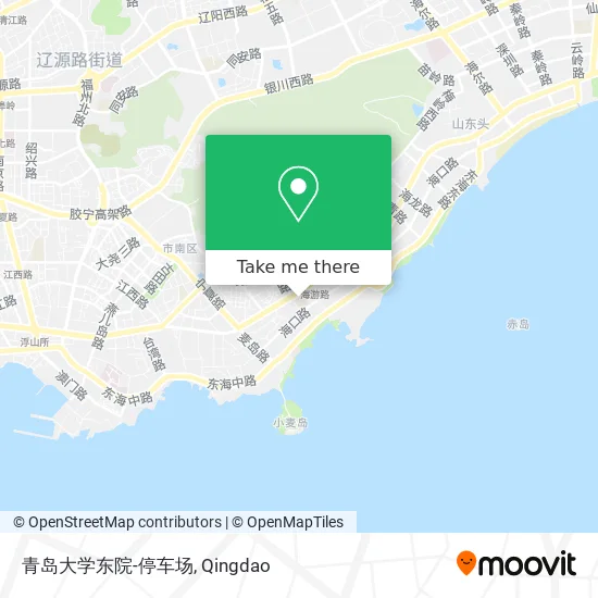 青岛大学东院-停车场 map