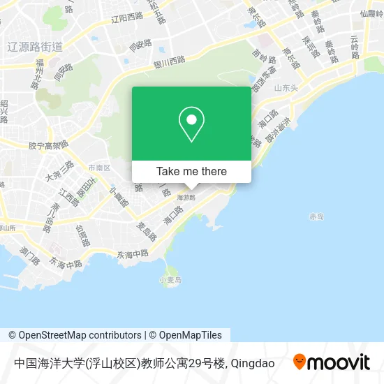 中国海洋大学(浮山校区)教师公寓29号楼 map