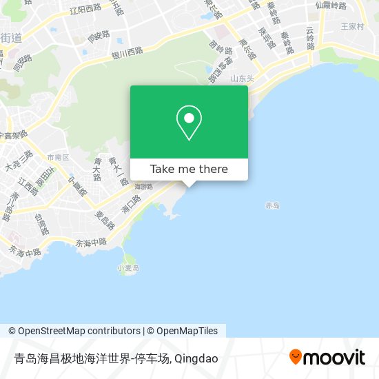 青岛海昌极地海洋世界-停车场 map
