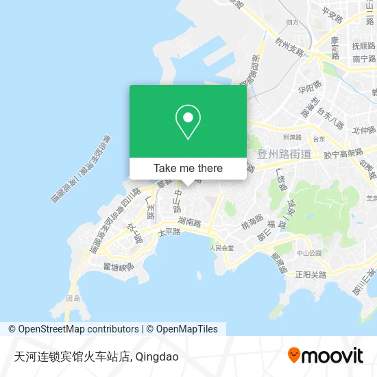 天河连锁宾馆火车站店 map