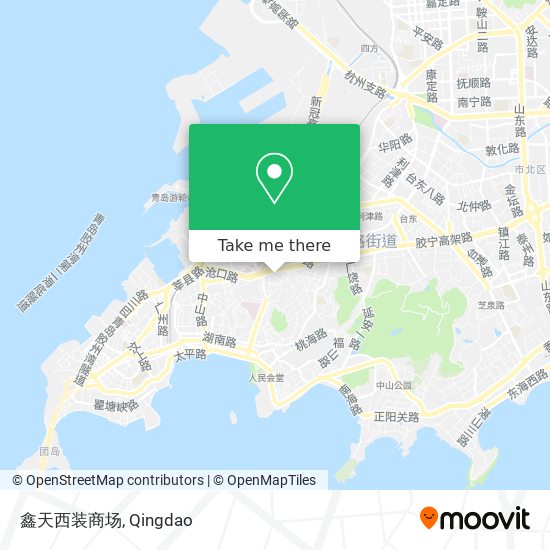 鑫天西装商场 map