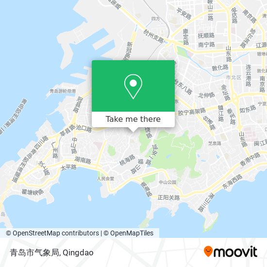 青岛市气象局 map