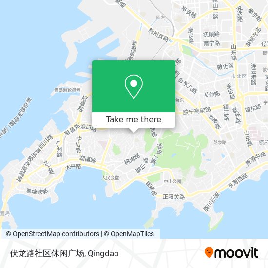 伏龙路社区休闲广场 map