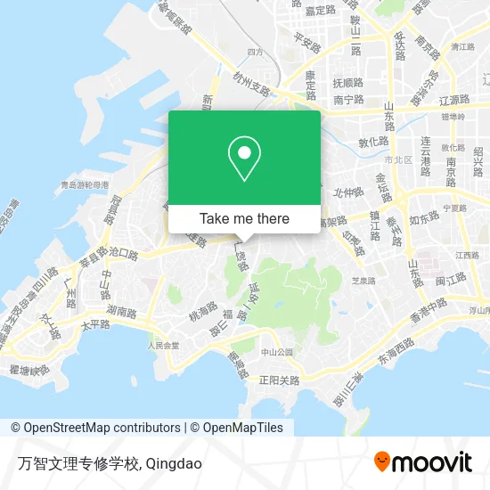 万智文理专修学校 map