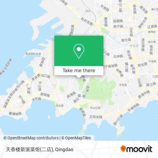 天香楼新派菜馆(二店) map