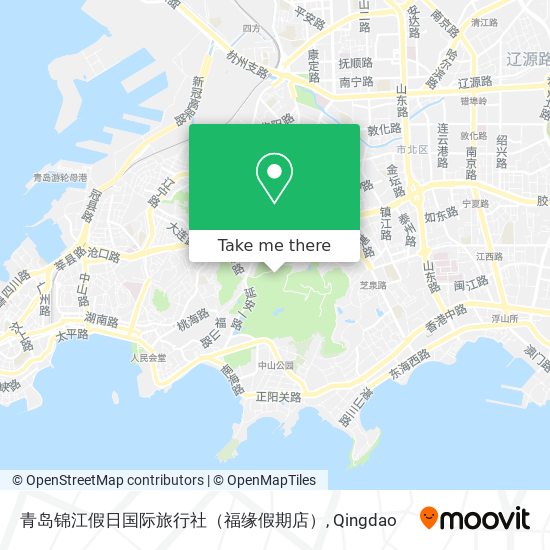 青岛锦江假日国际旅行社（福缘假期店） map