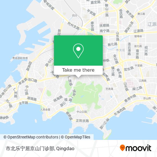 市北乐宁居京山门诊部 map