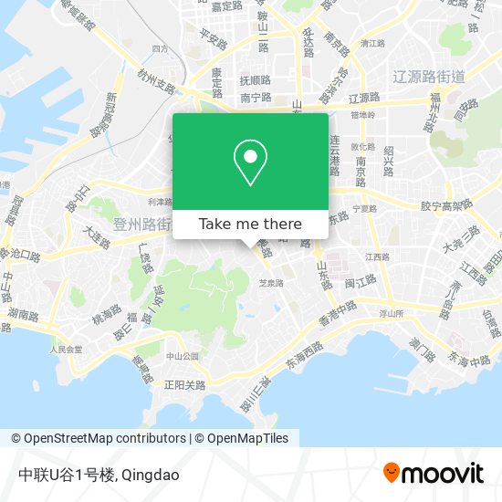 中联U谷1号楼 map