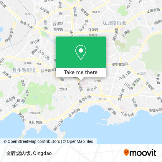 金牌烧肉饭 map