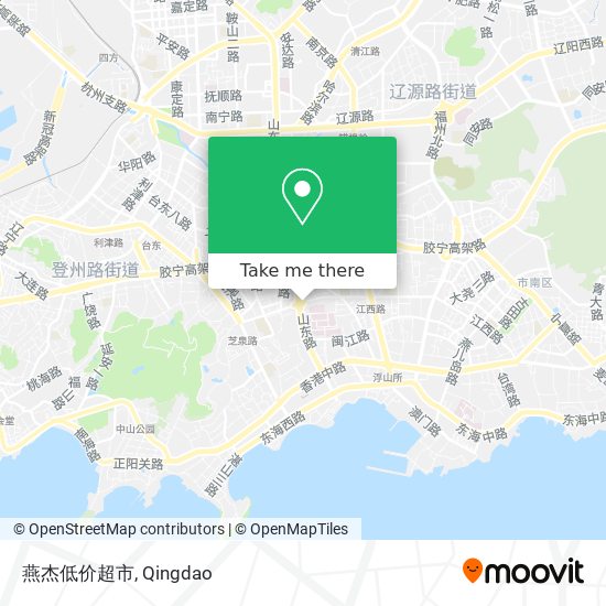 燕杰低价超市 map