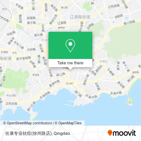 佐康专业祛痘(徐州路店) map