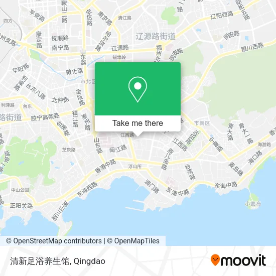 清新足浴养生馆 map