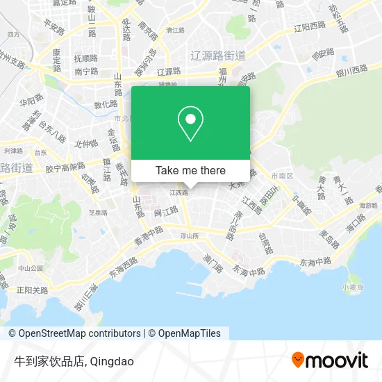牛到家饮品店 map