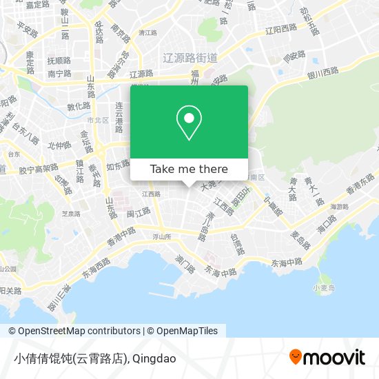 小倩倩馄饨(云霄路店) map
