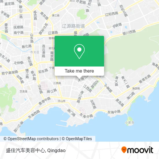 盛佳汽车美容中心 map