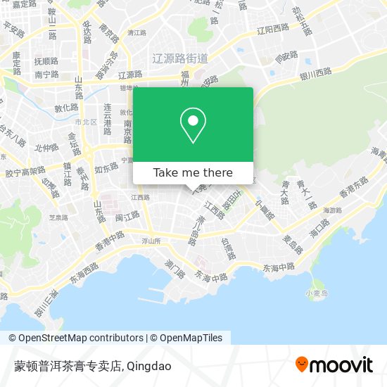 蒙顿普洱茶膏专卖店 map