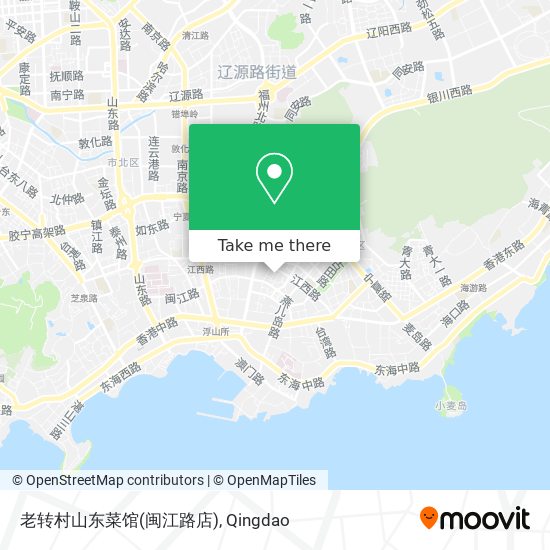 老转村山东菜馆(闽江路店) map