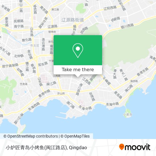 小炉匠青岛小烤鱼(闽江路店) map