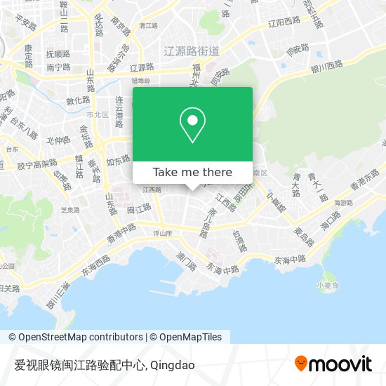 爱视眼镜闽江路验配中心 map