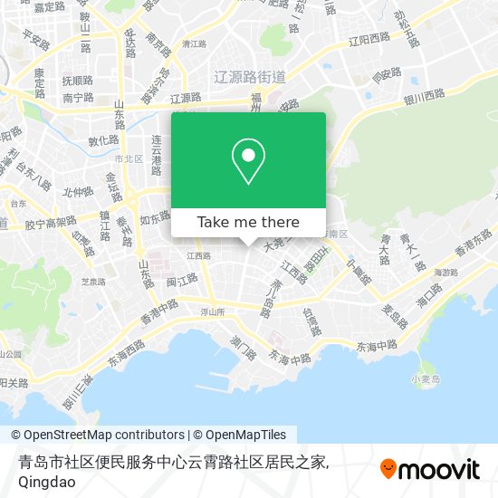 青岛市社区便民服务中心云霄路社区居民之家 map